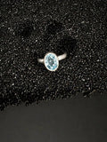Sterling Silver Sky Blue Topaz Ring