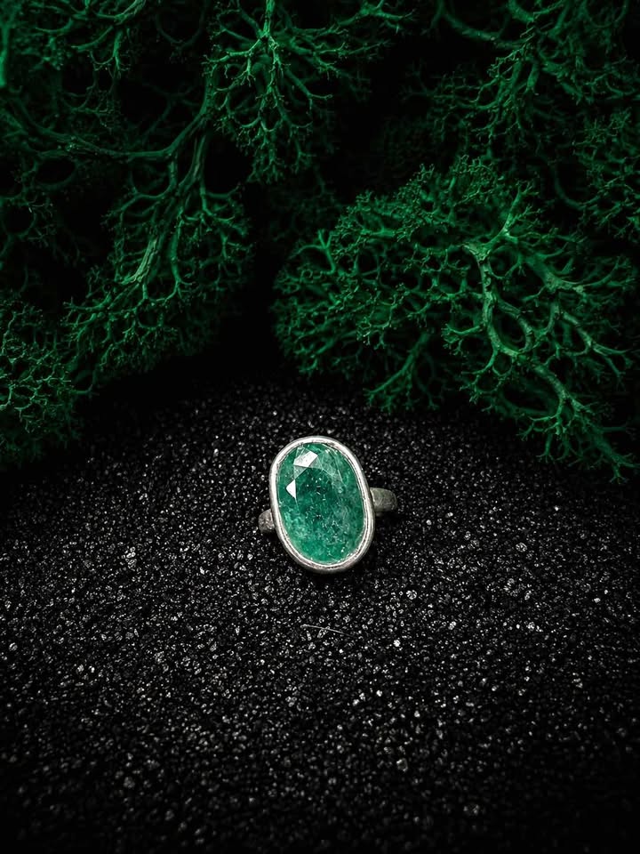Zambian Emerald Ring - Mothers Day Special