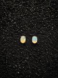 Sterling Silver and Opal Earrings