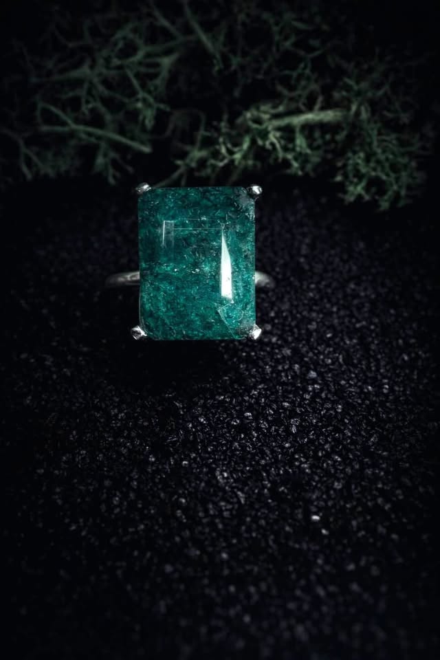 13ct Zambian Emerald Ring