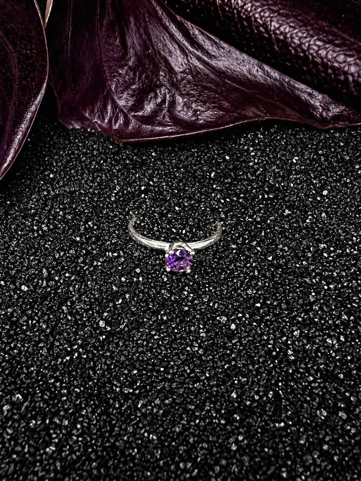 Sterling Silver Amethyst Ring