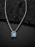 Sky Blue Topaz Pendant