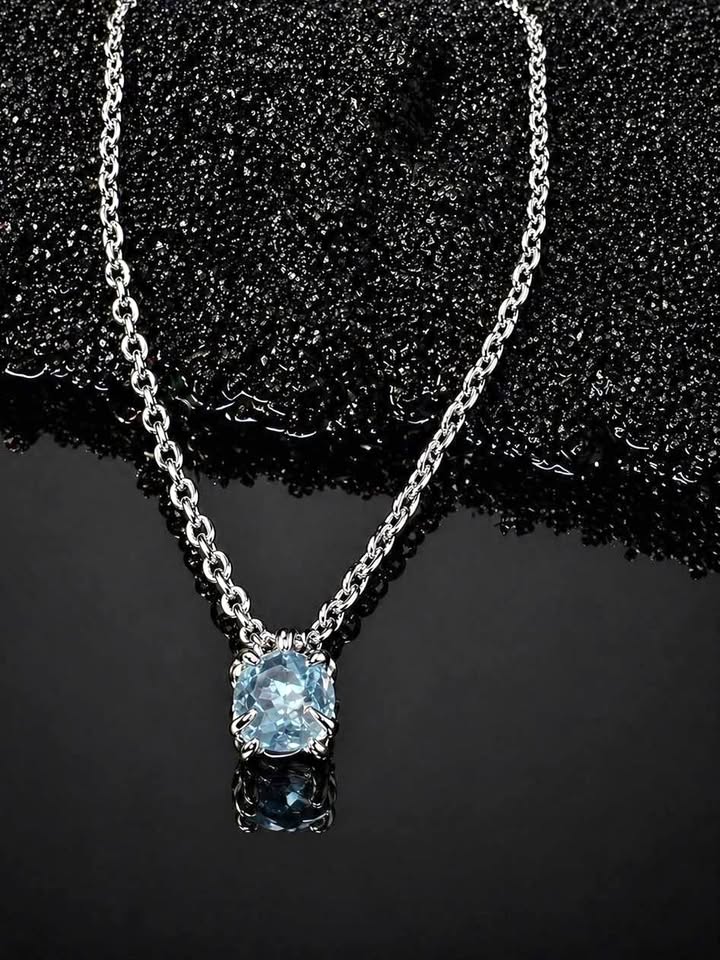 Sky Blue Topaz Pendant