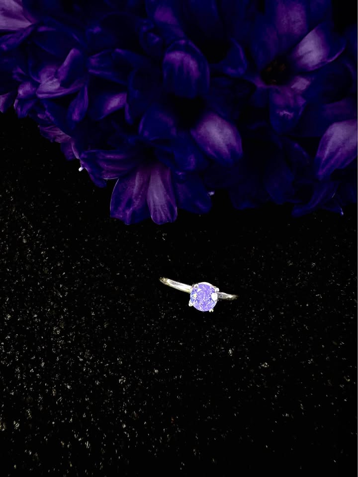 Silver Tanzanite Ring