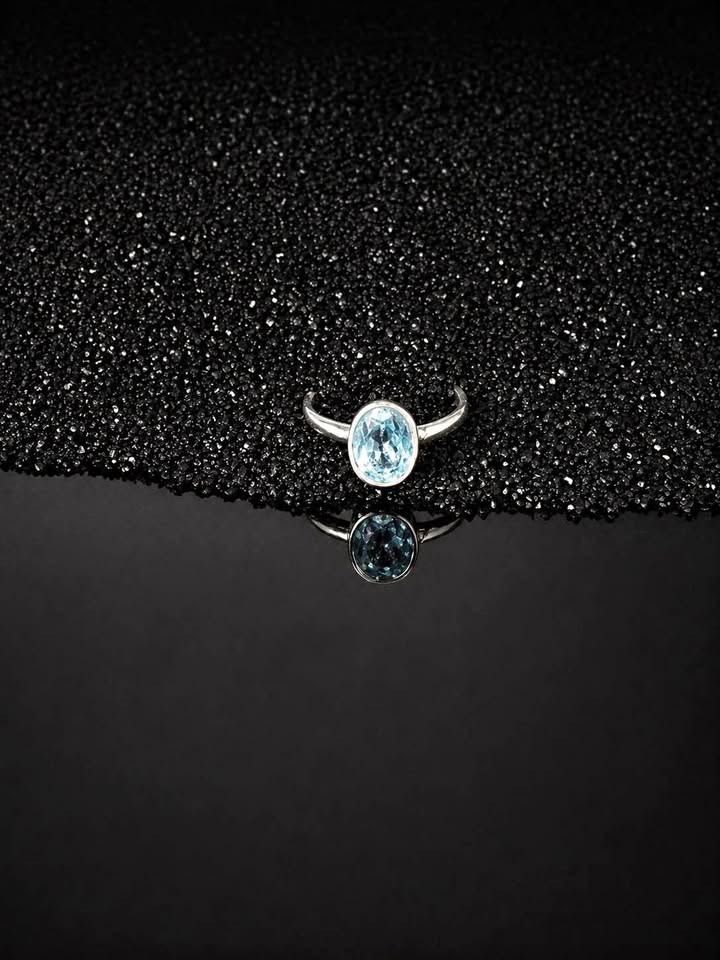 Sky Blue Topaz Ring