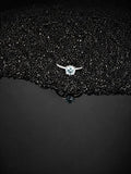 Dainty Sky Blue Topaz Ring