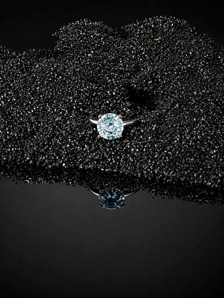Silver and Sky Blue Topaz Ring