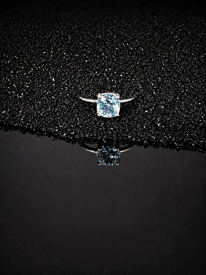 Sky Blue Topaz Ring