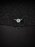 Sky Blue Topaz and Silver Ring