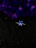 Tanzanite and Silver Ring