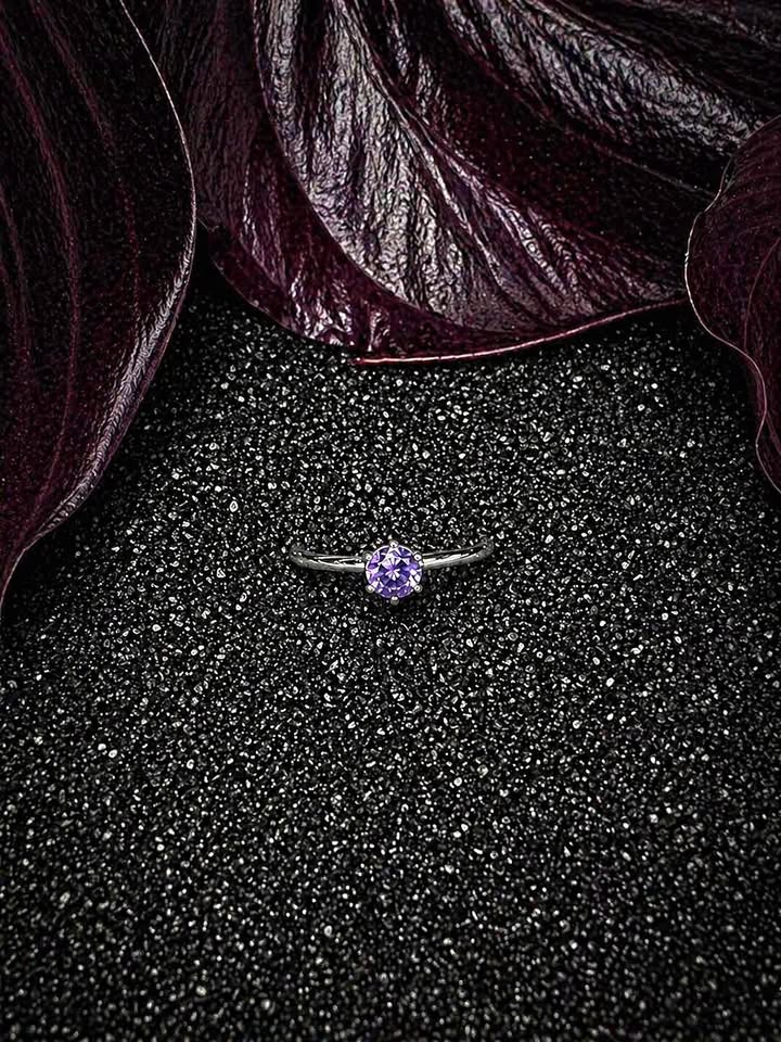 Sterling Silver Amethyst Ring