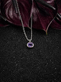 Sterling Silver and Amethyst Pendant