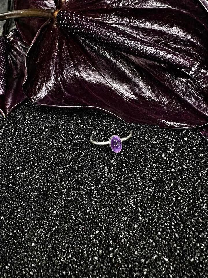 Sterling Silver and Amethyst Ring