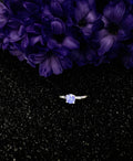 Silver Ring with Tanzanite