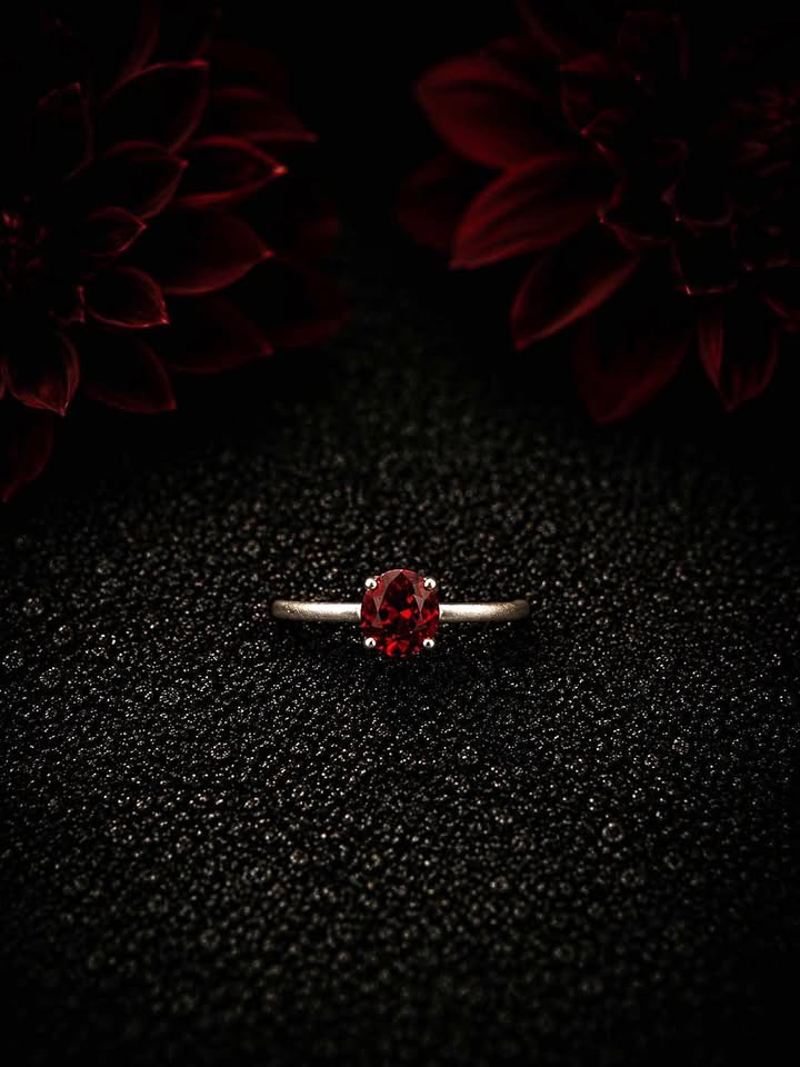 Red Garnet Ring