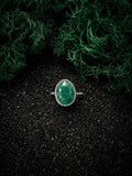 Oval Zambian Emerald Ring