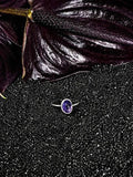 Sterling Ring Amethyst Ring
