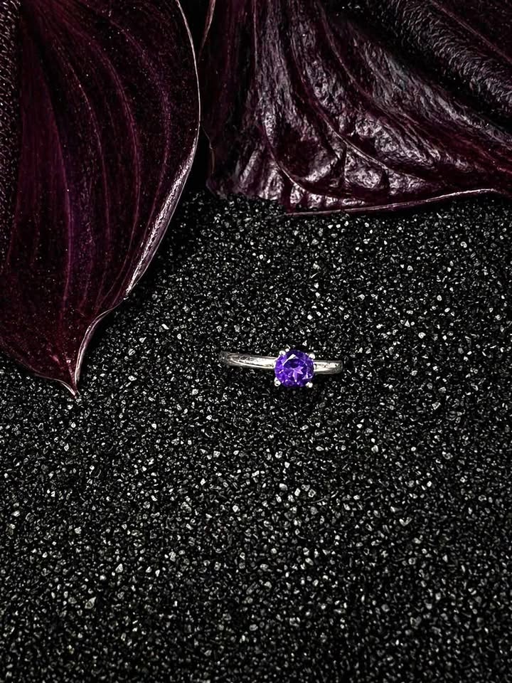 Sterling Silver Amethyst Ring