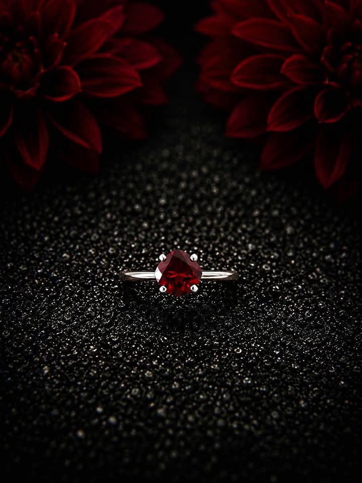 Red Garnet Ring