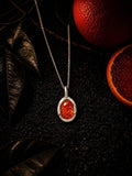 Spessertine Garnet Pendant