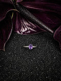 Amethyst and Silver Ring