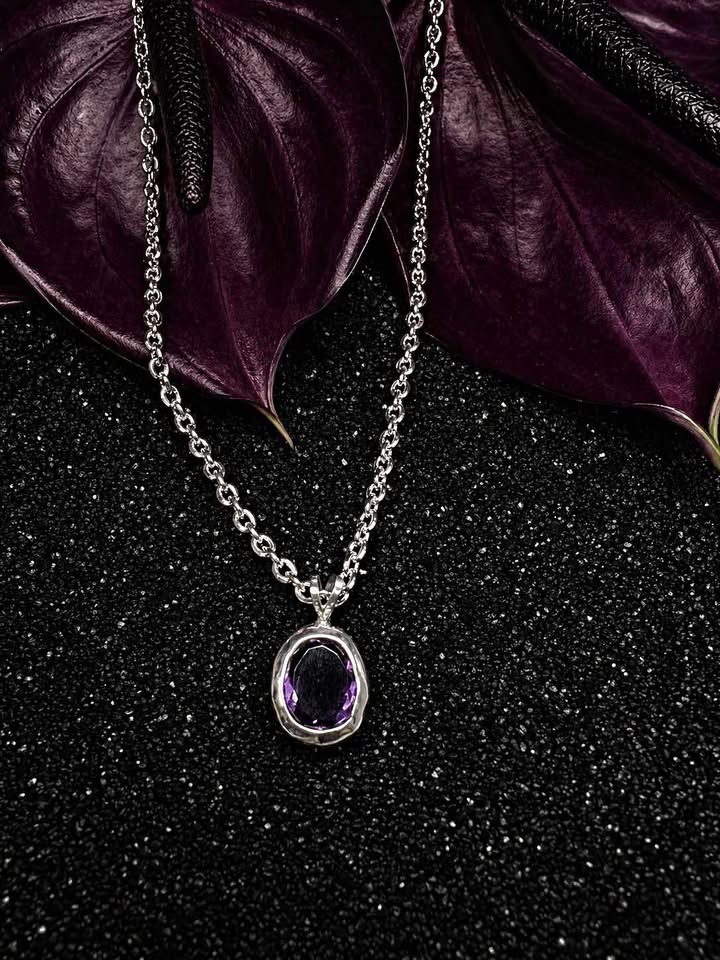 Silver Amethyst Pendant
