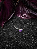 Silver and Amethyst Ring