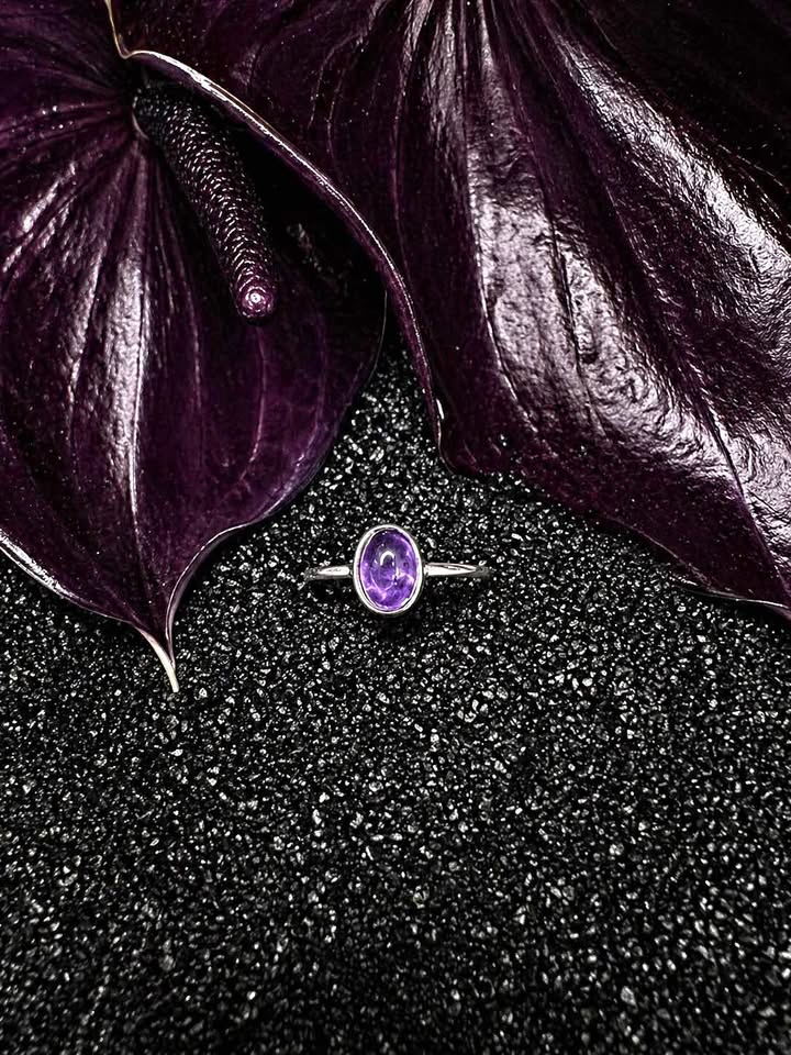 Sterling Silver and Amethyst Ring