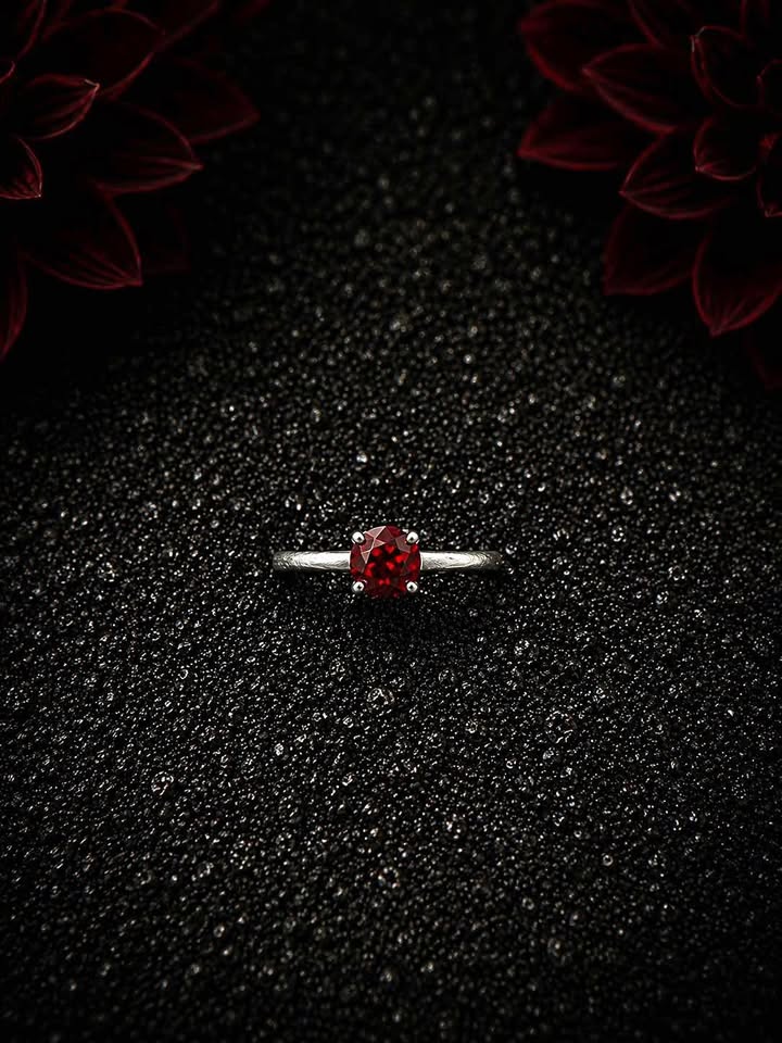 Red Garnet Ring