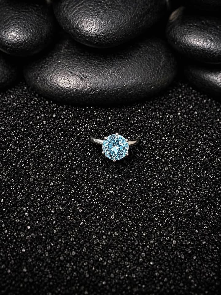 Swiss Blue Topaz Ring