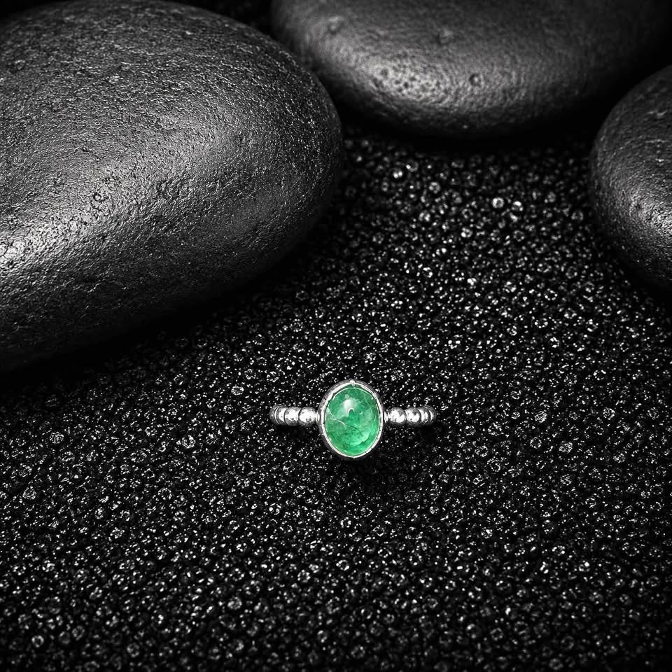 Zambian Emerald Ring