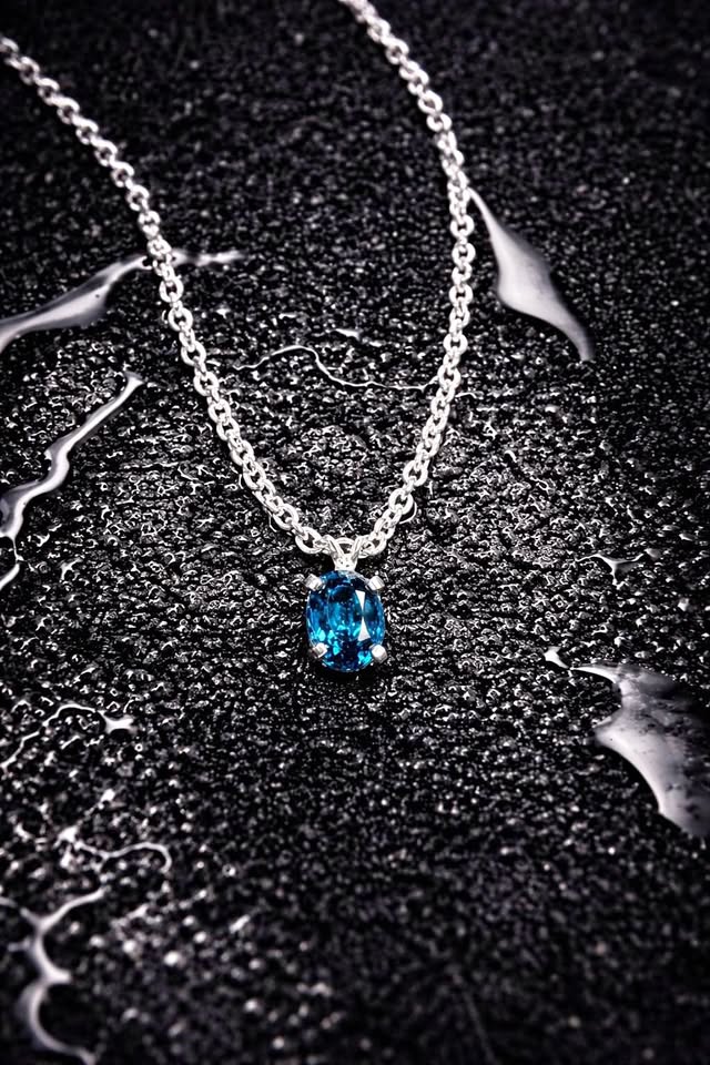 London Blue Topaz Pendant