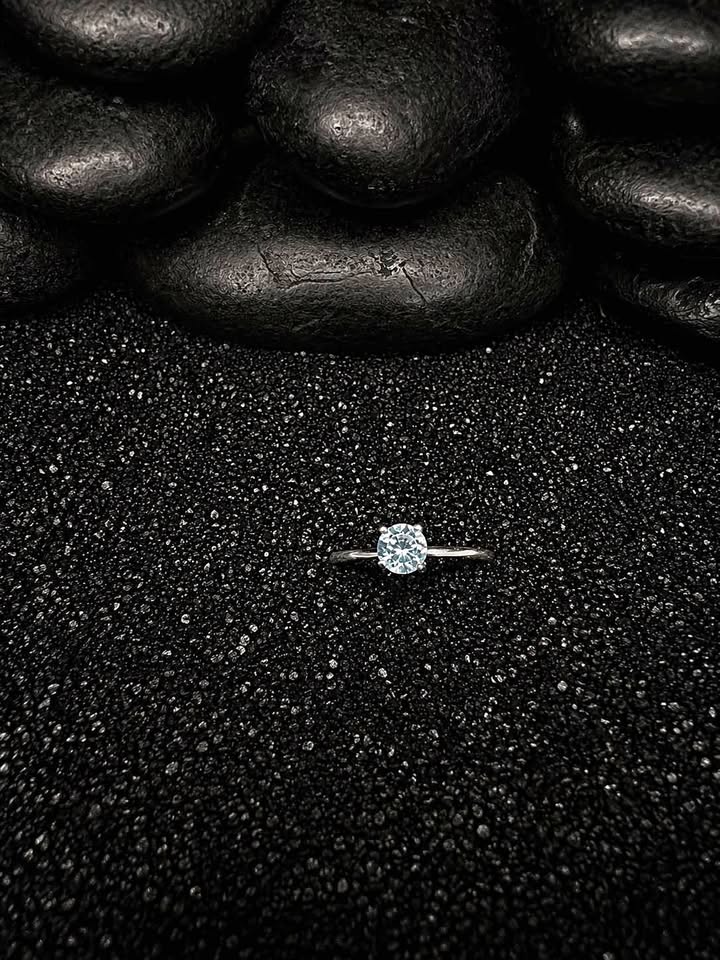 Swiss Blue Topaz Ring