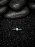 Dainty Swiss Blue Topaz Ring
