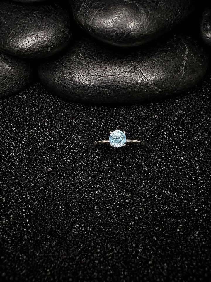 Swiss Blue Topaz Ring