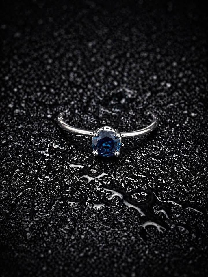 Sterling Silver and London Blue Topaz Ring