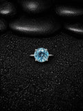 Stunning Swiss Blue Topaz Ring