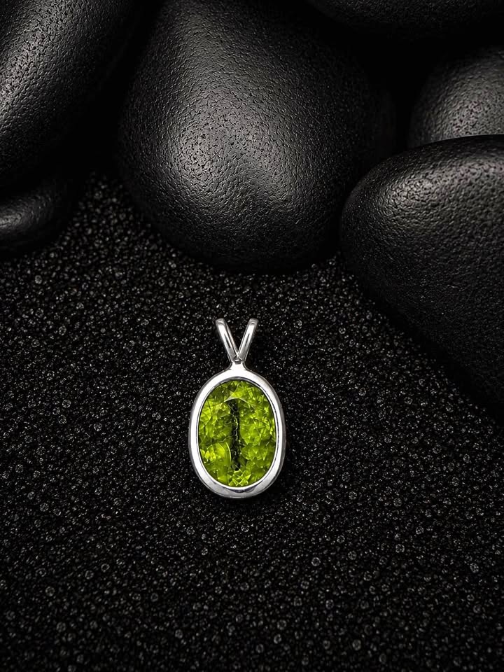 Imperfectly Perfect Peridot Pendant